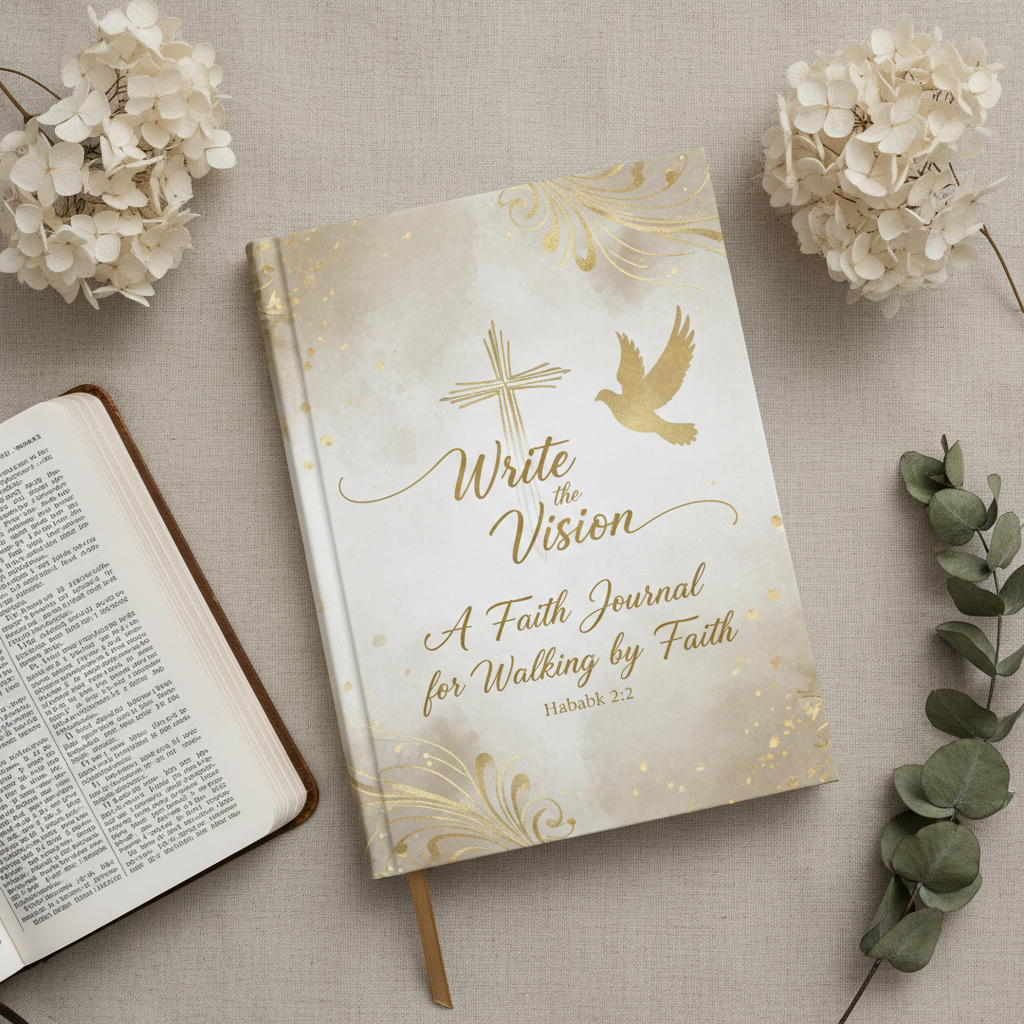 Write the Vision Faith Journal cover preview