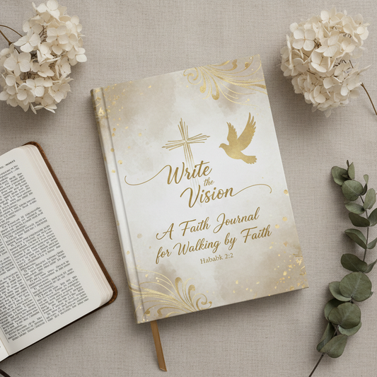 Write the Vision Faith Journal cover preview